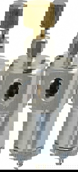 1/8-27 Inlet Thread, Aluminum Body/Brass Nozzle, Oil Reservoir Spray Valve